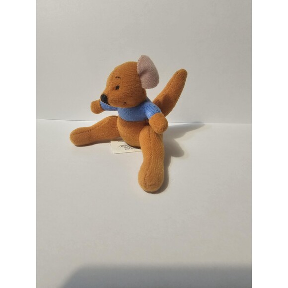 Vintage Collectible Walt Disney Winnie the Pooh Posable Roo Kangaroo 3" Plush - Picture 2 of 7